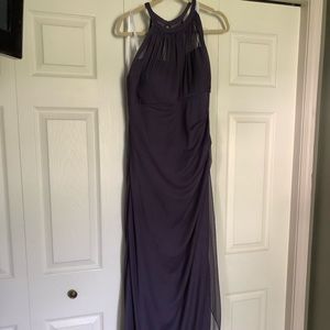 David’s Bridal Eggplant dress